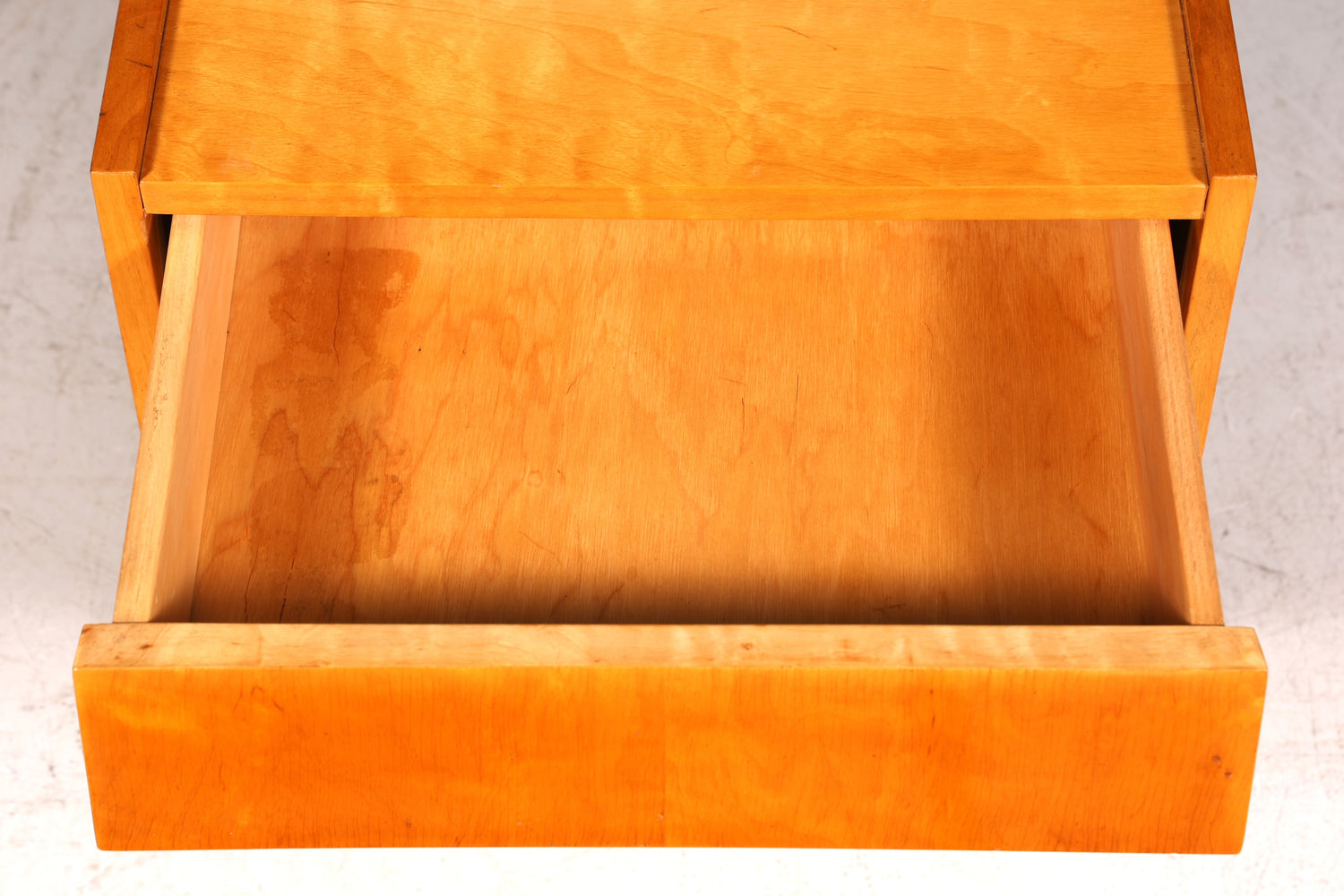 Commode vintage simple du milieu du siècle, meuble pliant, table de chevet de design danois, 1 sur 2