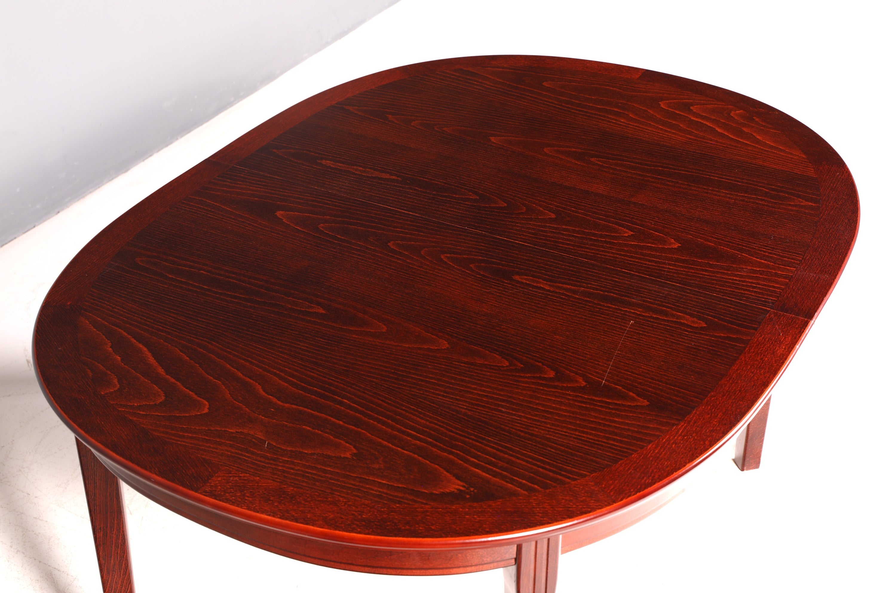 Traumhafter Mid Century Esstisch ausziehbar Oval Tisch Esszimmertisch Küchentisch Vintage Danish
