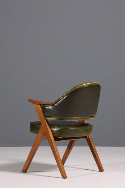 Luxuriöser "Manchester Green" Stuhl Bürostuhl Esszimmerstuhl Lounge Stuhl im Chesterfield Design