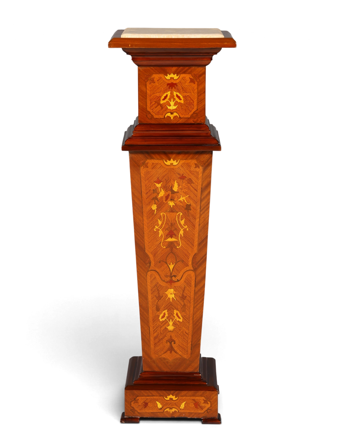 Traumhafte Barock Stil Säule Louis XV Blumensäule Naturstein Marmor Ablage