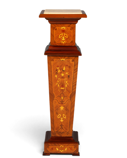 Traumhafte Barock Stil Säule Louis XV Blumensäule Naturstein Marmor Ablage