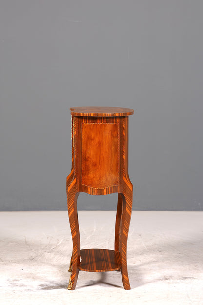 Stilvolle Barock Stil Kommode Antik Stil Beistelltisch Messing Schränkchen