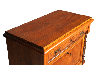 Traumhafter Gründerzeit Sekretär Jugendstil Kommode Antik Schubladenkommode Vertiko Highboard