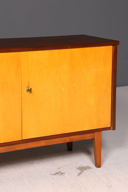 Wunderschöner Mid Century Schrank Vintage Flur Kommode Retro TV Sideboard 60s Holz