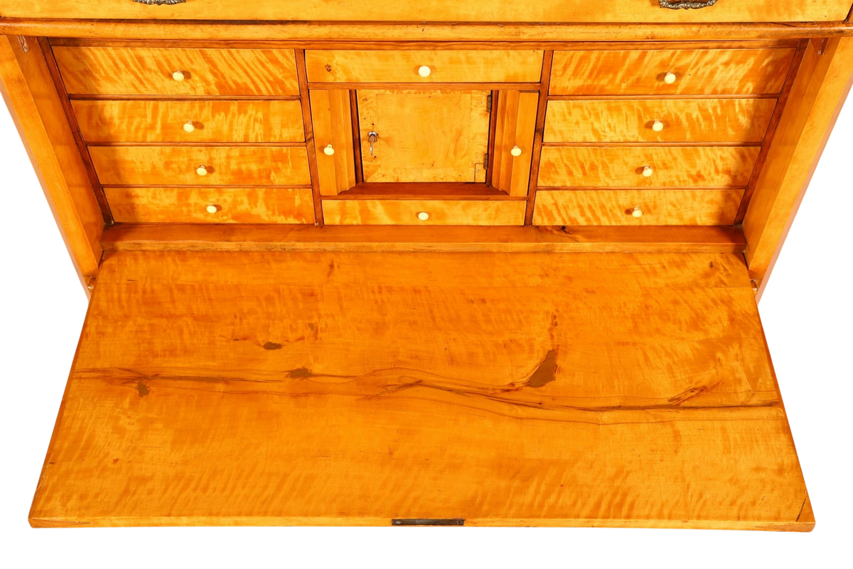 G106 Finish cm Wunderschöner Gründerzeit Sekretär Kommode Jugendstil Schubladenkommode Antik Vertiko