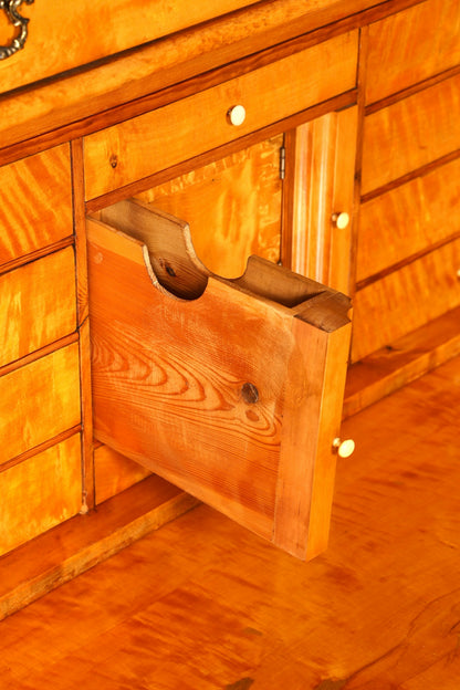 G106 Finish cm Wunderschöner Gründerzeit Sekretär Kommode Jugendstil Schubladenkommode Antik Vertiko