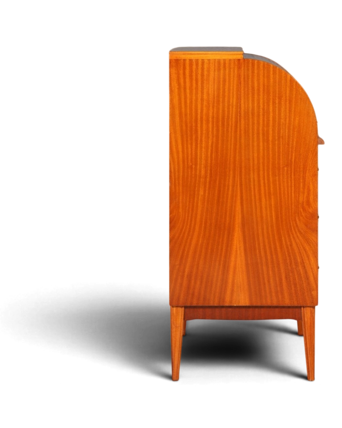 Wunderschöner Mid Century Rollladen Sekretär echt Holz Büro Schrank Vintage Schreibkommode