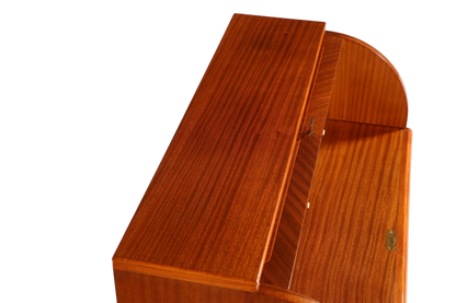 Wunderschöner Mid Century Rollladen Sekretär echt Holz Büro Schrank Vintage Schreibkommode