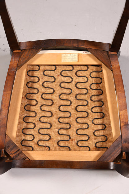 Ensemble de 6 magnifiques chaises Chippendale de style baroque, chaises rembourrées, chaises de cuisine, chaises de salle à manger