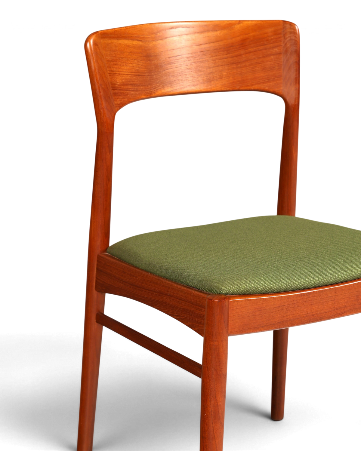 Mid Century Esszimmerstuhl Teakholz Henning Kjærnulf Korup Stolefabrik 60er Dänisch