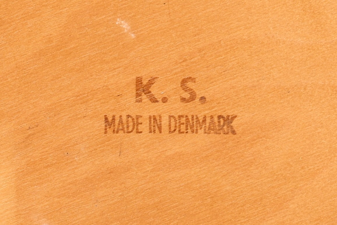 Mid Century Esszimmerstuhl Teakholz Henning Kjærnulf Korup Stolefabrik 60er Dänisch