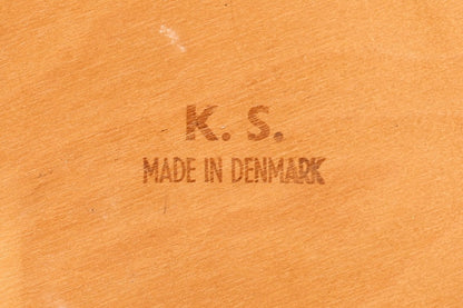 Mid Century Esszimmerstuhl Teakholz Henning Kjærnulf Korup Stolefabrik 60er Dänisch