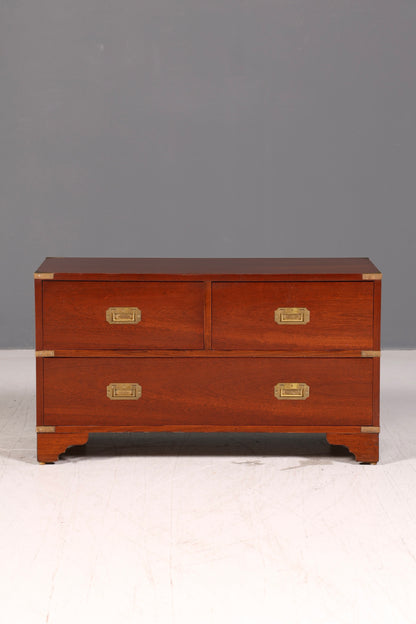 Wunderschöne Maritime Kommode Kemble Englisch Military Chest Schubladenkommode Wäschekommode 2 von 2