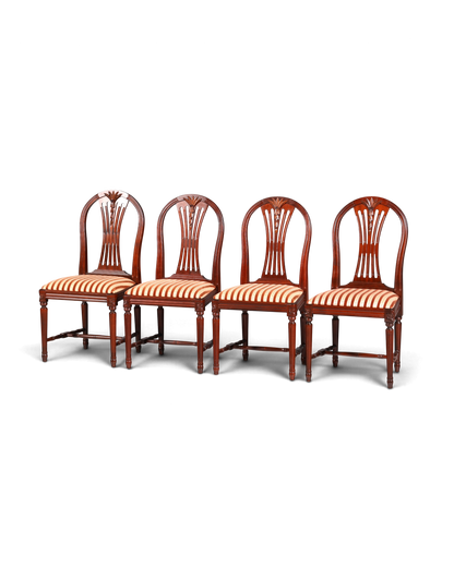 4x Edle Englische Stühle Englisch Dining Chairs Antik 60er Jahre Küchenstühle Stuhlset