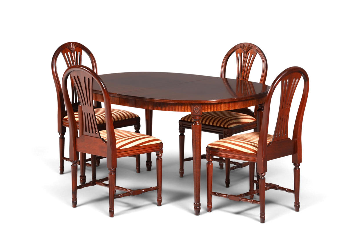 4x Edle Englische Stühle Englisch Dining Chairs Antik 60er Jahre Küchenstühle Stuhlset