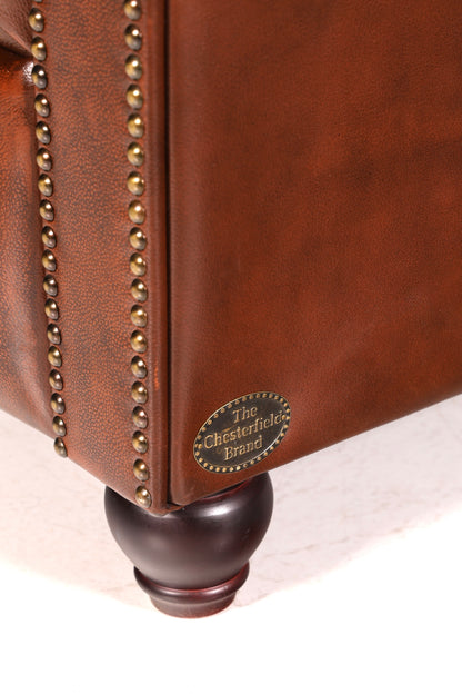 Wunderschöner Original Chesterfield Sessel Englische Leder Armlehnsessel "The Chesterfield Brand" Herrensessel
