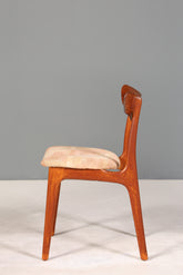 Stilvoller Original "Schiønning & Elgaard" Stuhl Mid Century Danish Teak Holz Esszimmer Stuhl Sekretär Stuhl 1 von 3
