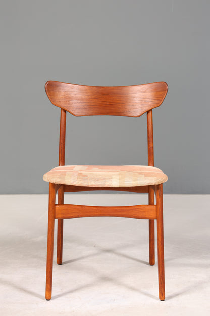 Stilvoller Original "Schiønning &amp; Elgaard" Stuhl Mid Century Danish Teak Holz Esszimmer Stuhl Sekretär Stuhl 2 von 3
