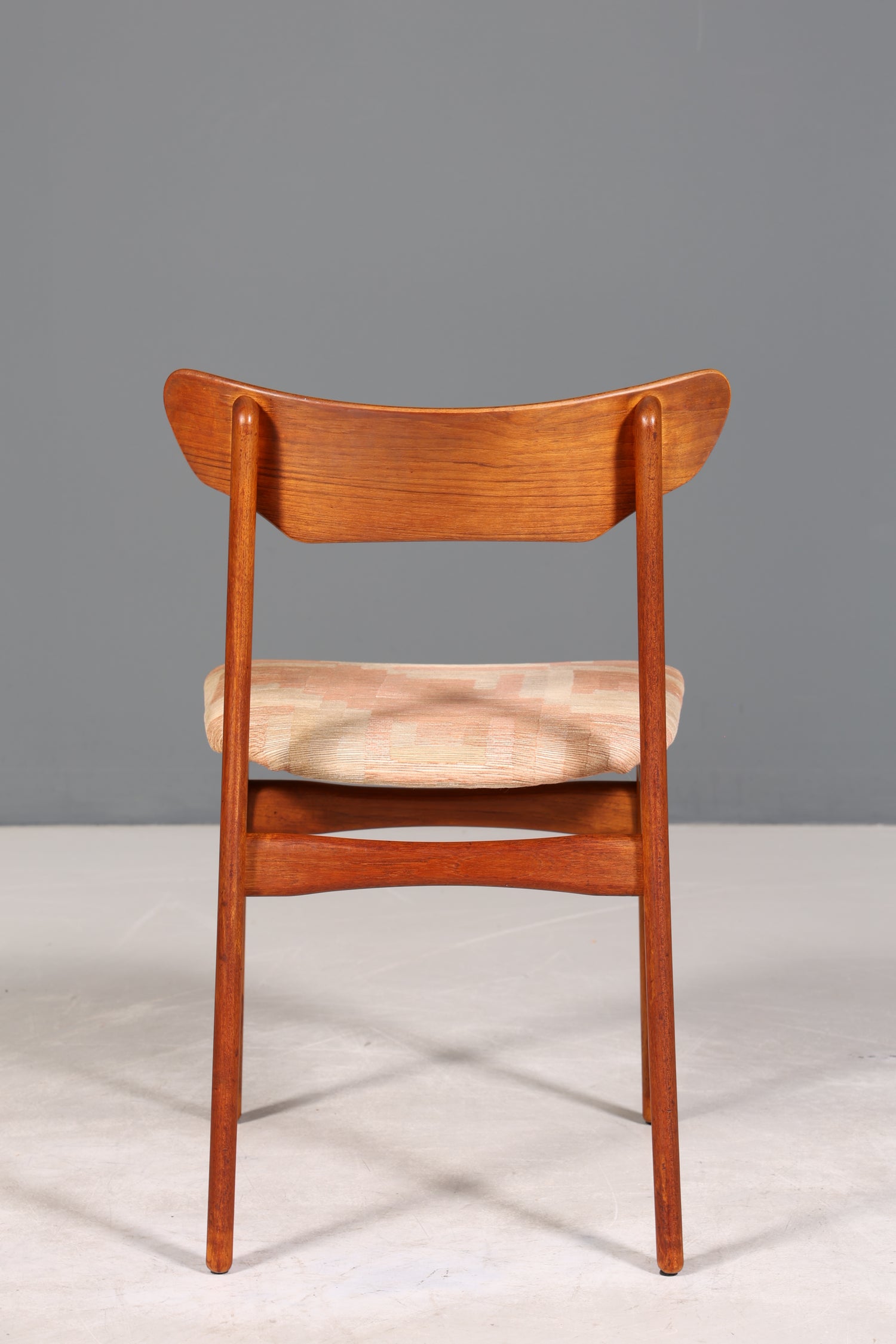 Stilvoller Original "Schiønning &amp; Elgaard" Stuhl Mid Century Danish Teak Holz Esszimmer Stuhl Sekretär Stuhl 2 von 3