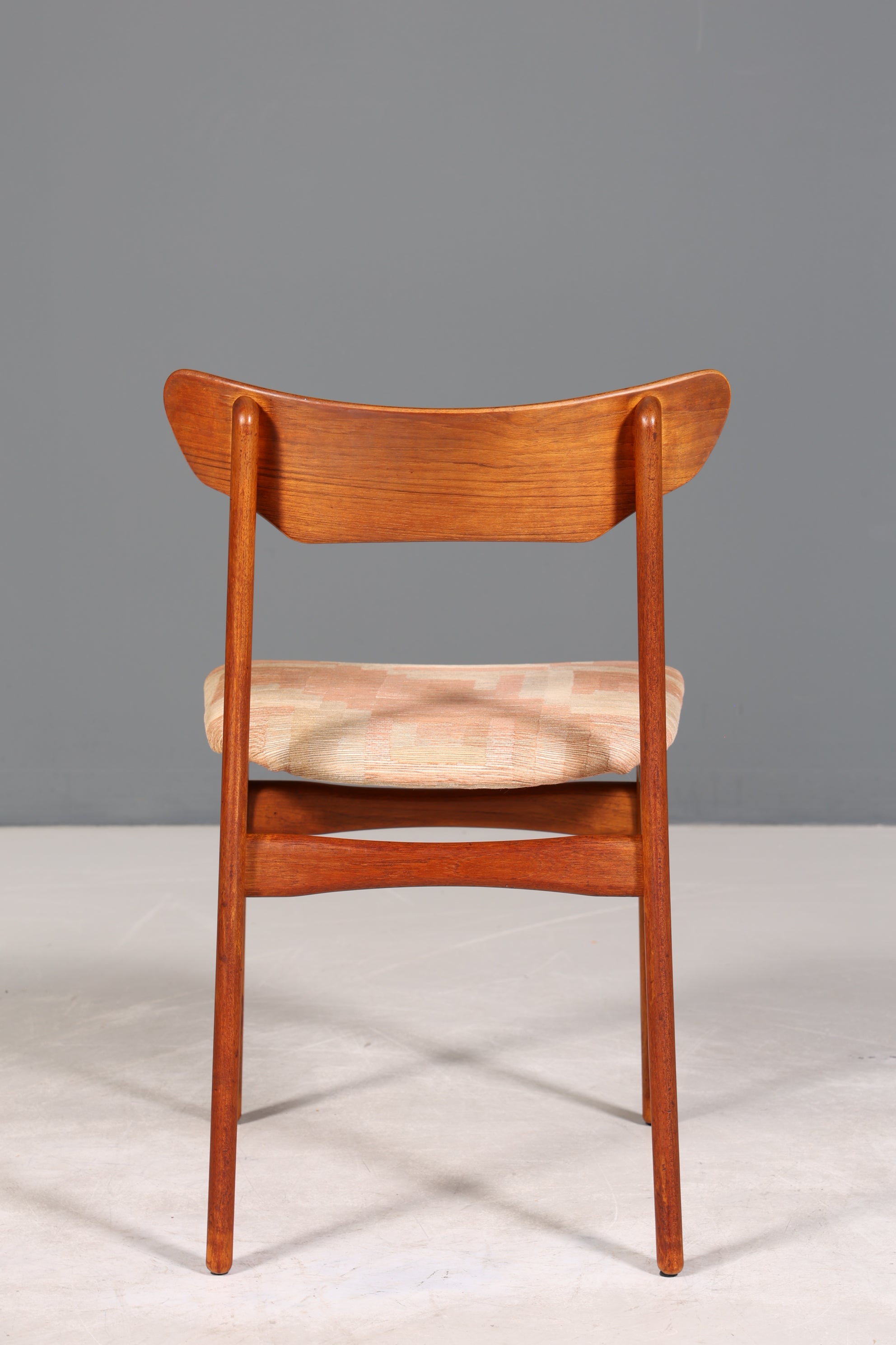 Stilvoller Original "Schiønning &amp; Elgaard" Stuhl Mid Century Danish Teak Holz Esszimmer Stuhl Sekretär Stuhl 2 von 3