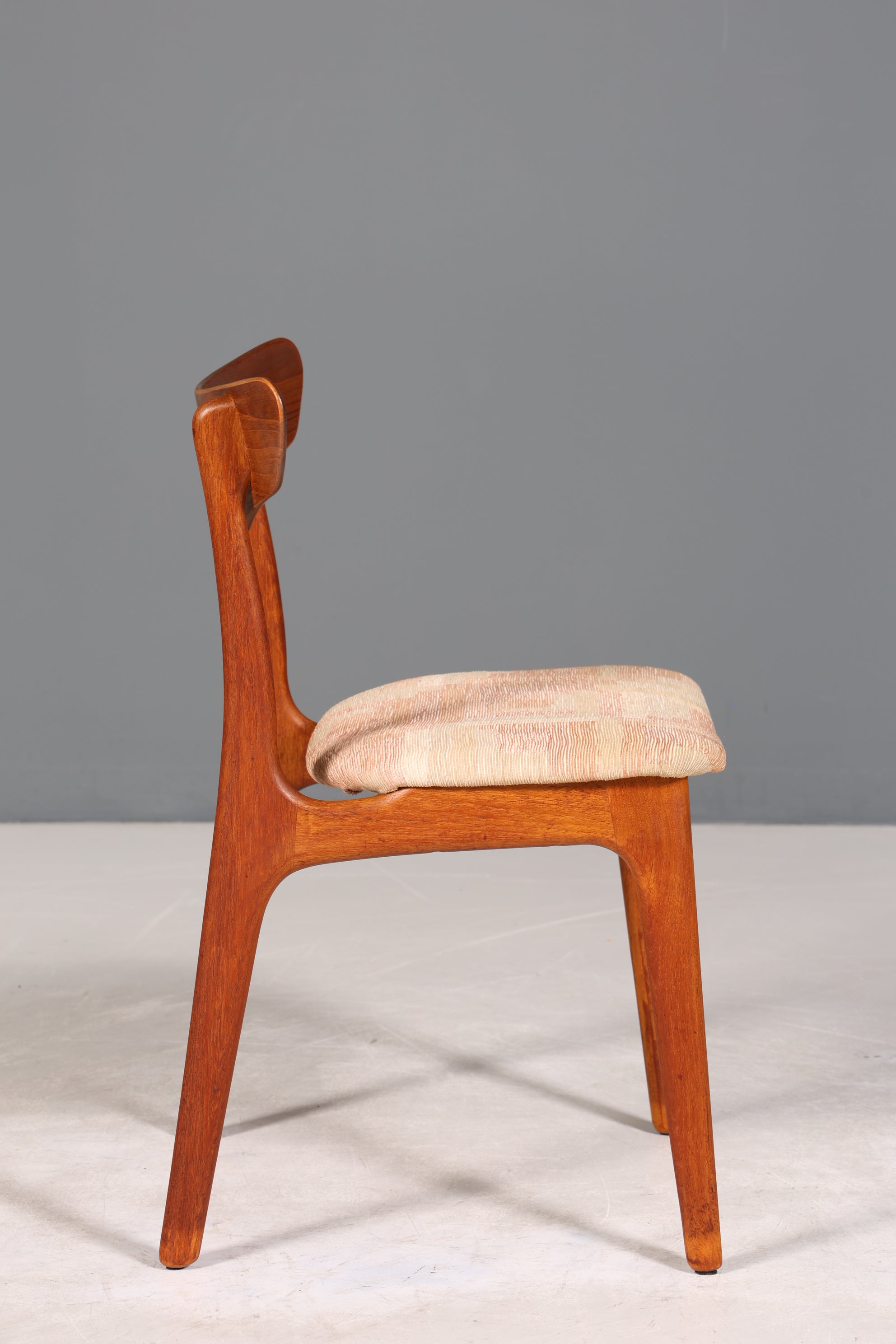 Stilvoller Original "Schiønning &amp; Elgaard" Stuhl Mid Century Danish Teak Holz Esszimmer Stuhl Sekretär Stuhl 2 von 3