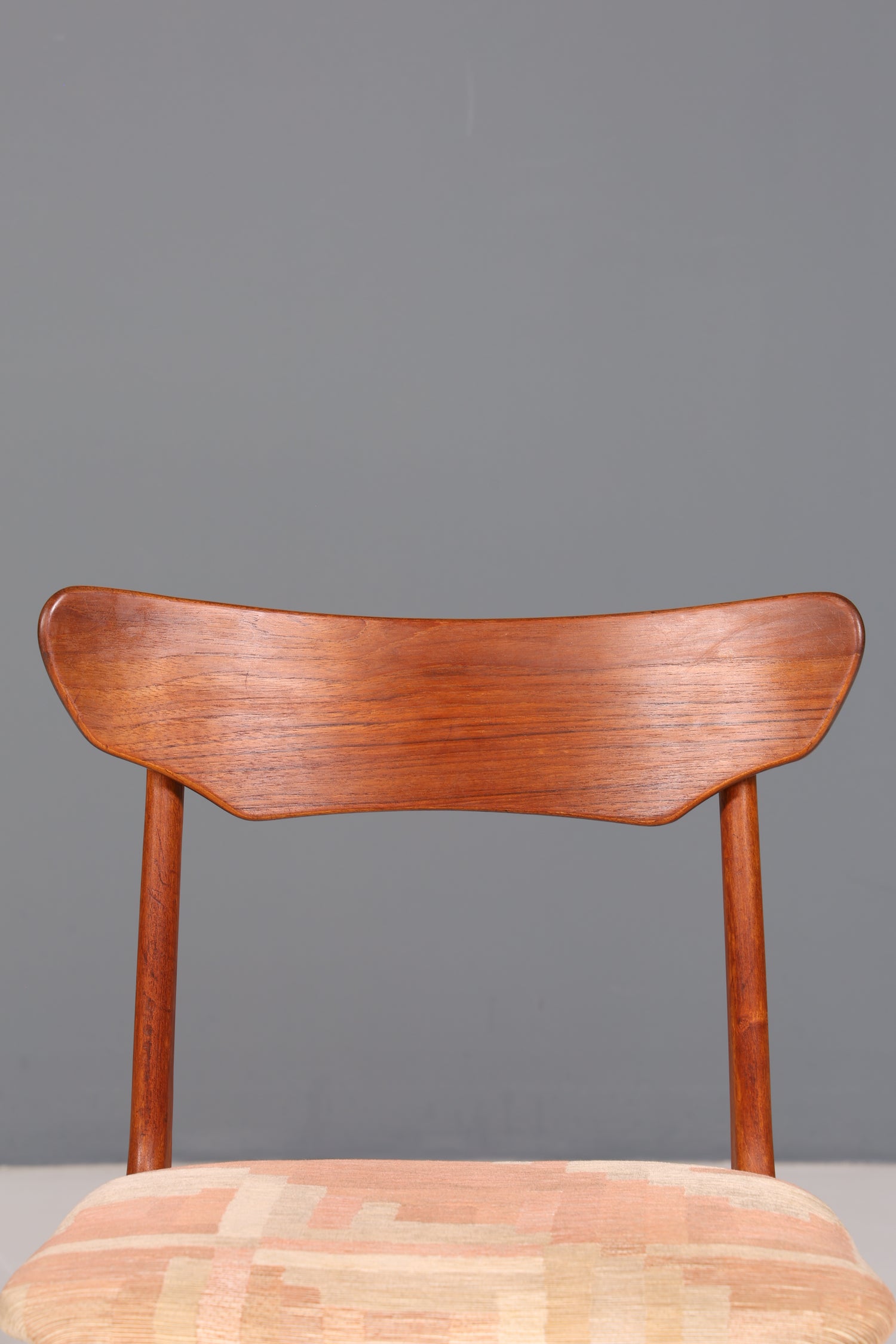 Stilvoller Original "Schiønning &amp; Elgaard" Stuhl Mid Century Danish Teak Holz Esszimmer Stuhl Sekretär Stuhl 2 von 3