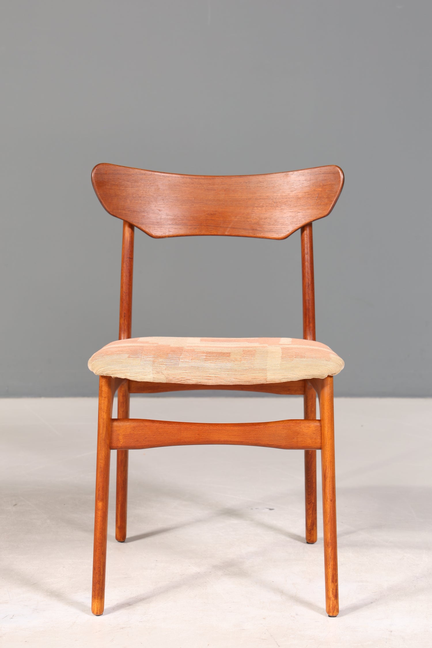 Stilvoller Original "Schiønning &amp; Elgaard" Stuhl Mid Century Danish Teak Holz Esszimmer Stuhl Sekretär Stuhl 3 von 3