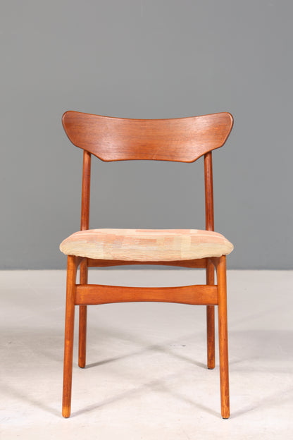 Stilvoller Original "Schiønning &amp; Elgaard" Stuhl Mid Century Danish Teak Holz Esszimmer Stuhl Sekretär Stuhl 3 von 3