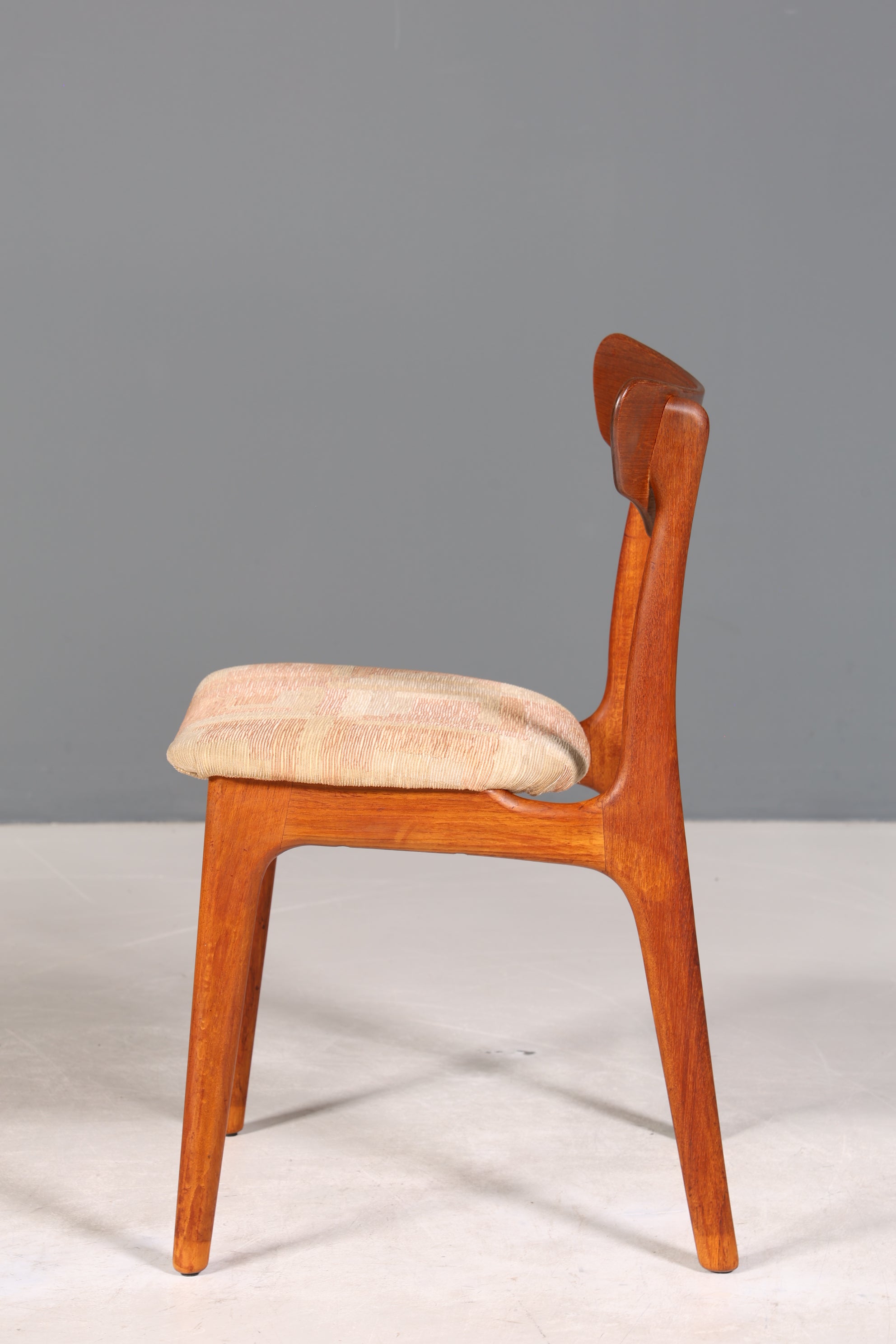 Stilvoller Original "Schiønning &amp; Elgaard" Stuhl Mid Century Danish Teak Holz Esszimmer Stuhl Sekretär Stuhl 3 von 3