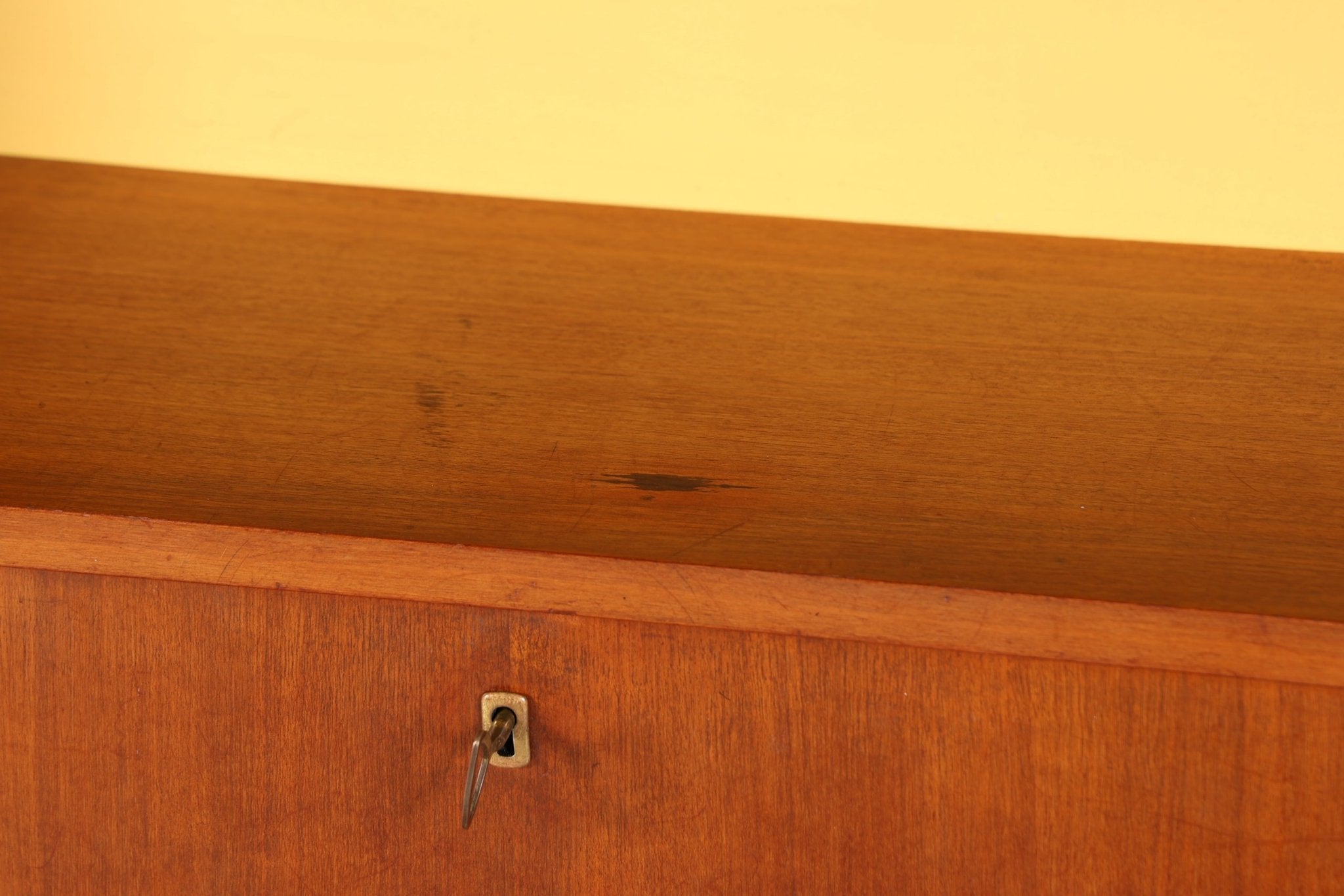 Wunderschöner Mid Century Schrank Vintage Highboard Sekretär Holz Regal Retro Vertiko 60s