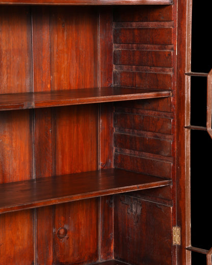 G785 Finish Wunderschöne Englische Vitrine Bibliothek Sekretär echt Holz Antik Schrank Regal (Kopie)