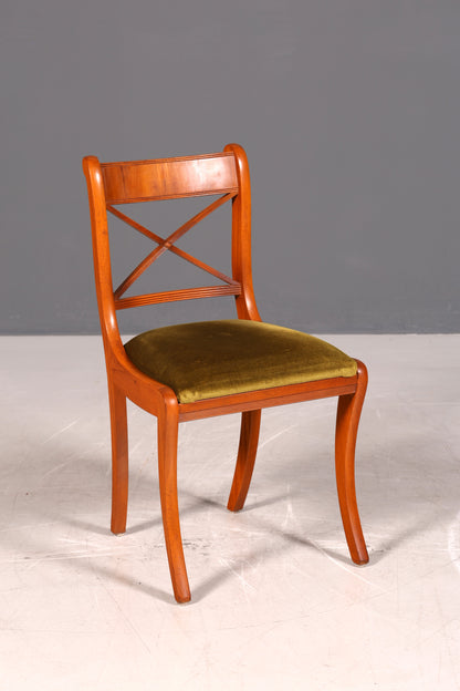 G789 Finish 4x Edle Englische Stühle Englisch Dining Chairs Antik 60er Jahre Regency Küchenstühle Stuhlset (Kopie 2)
