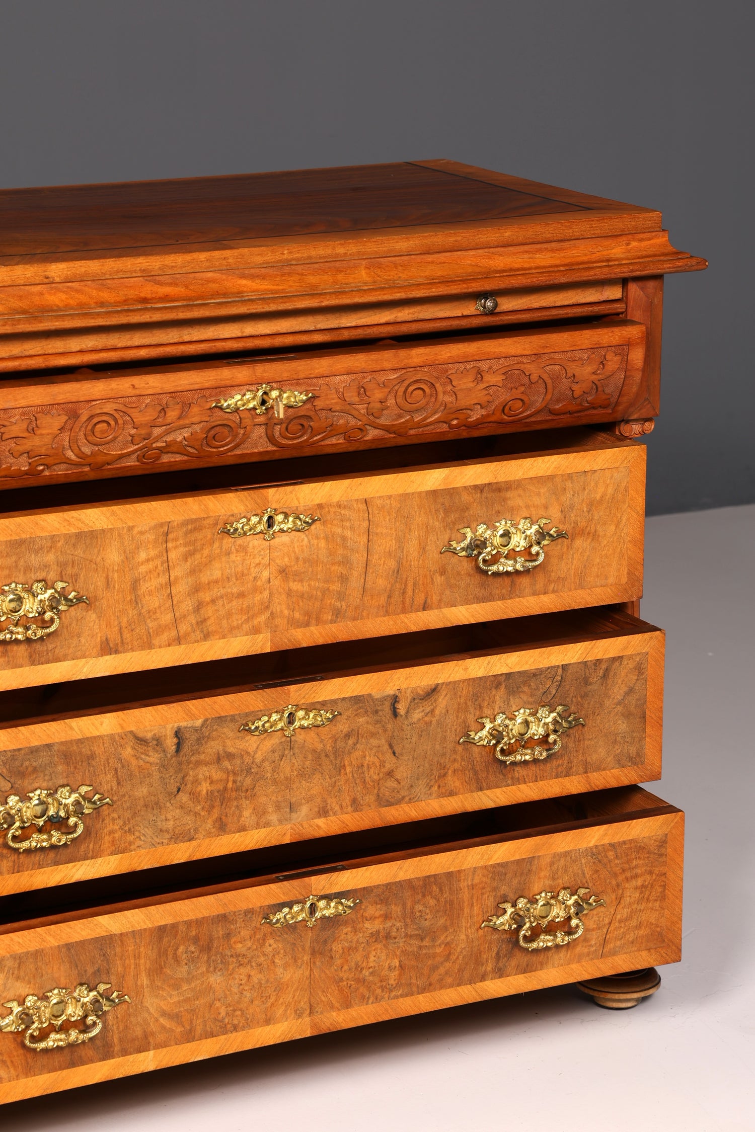 Wunderschöne Gründerzeit Kommode Jugendstil Antik Sideboard Schubladenkommode Wäschekommode Massivholz