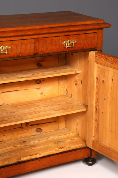 Wunderschöner Gründerzeit Schrank Jugendstil Sideboard Anrichte Kommode Antik Massivholz