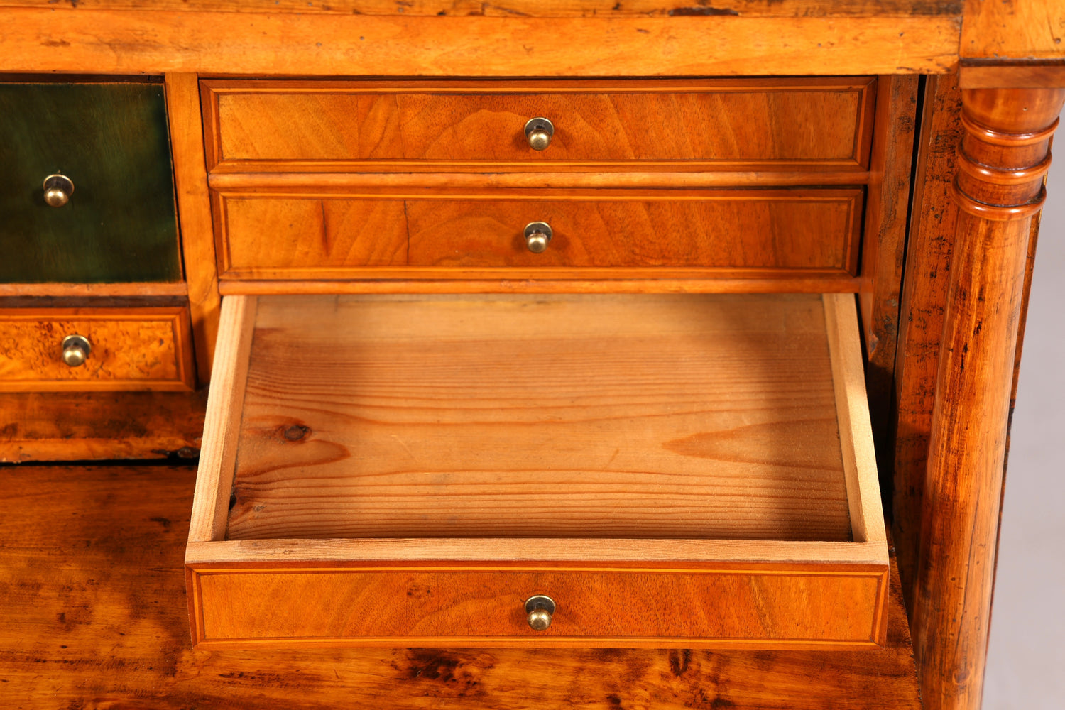 G794 Finish Wunderschöner Original Biedermeier Sekretär um 1860 Englisch Kommode Antik Bürokommode (Kopie)
