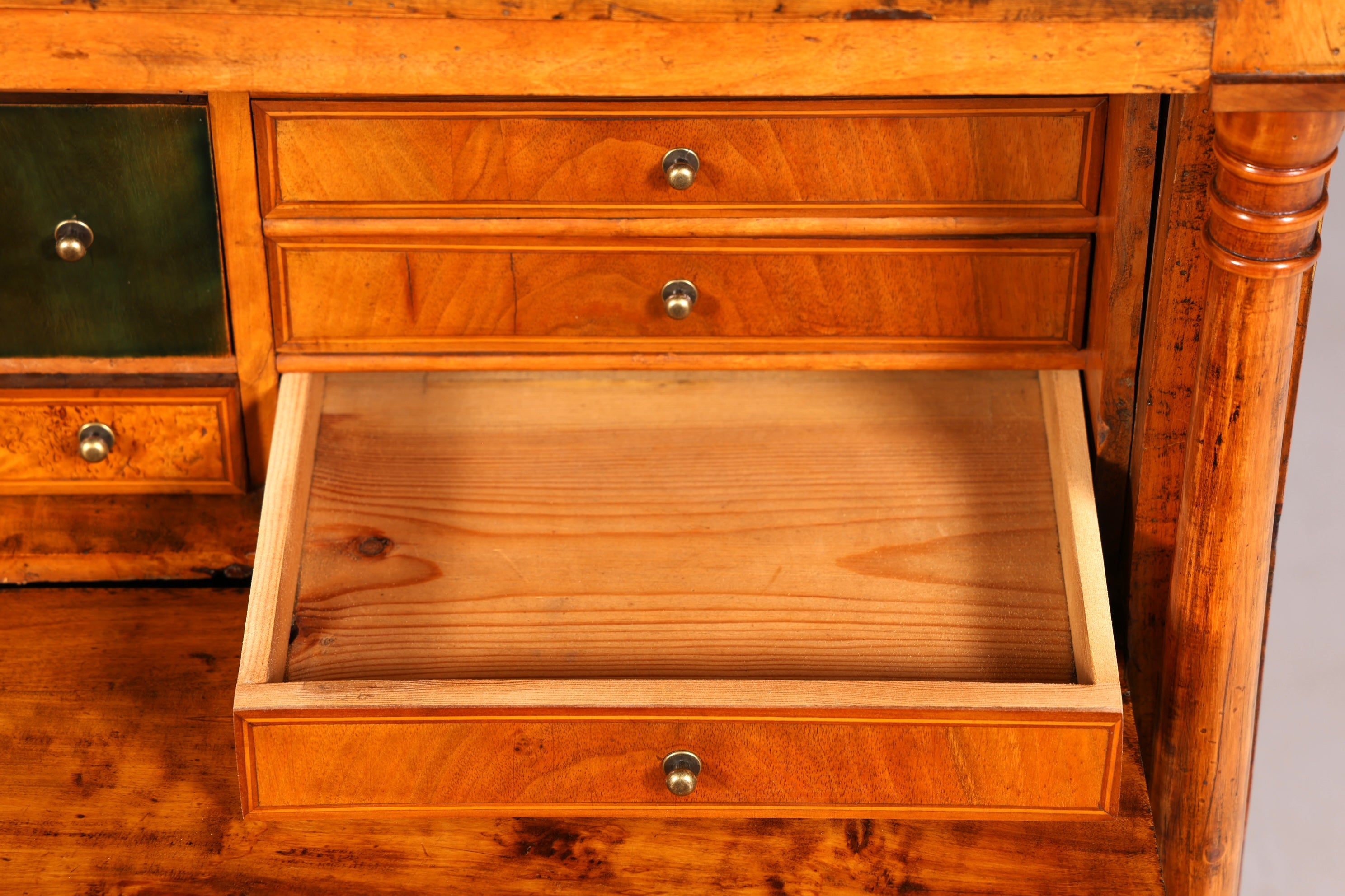 G794 Finish Wunderschöner Original Biedermeier Sekretär um 1860 Englisch Kommode Antik Bürokommode (Kopie)