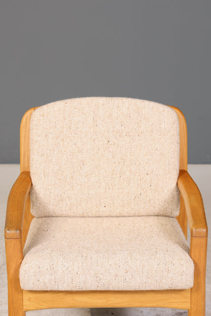 Wunderschöner Original Dyrlund Sessel Mid Century Armlehnsessel echt Holz Lounge Chair