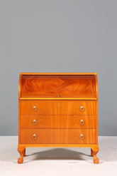 Traumhafter Rollladen Sekretär um 1930 Büro Kommode echt Holz Barock Stil Schreibtisch Bürokommode