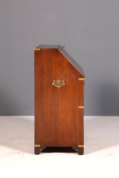 G799 Finish Wunderschöner Maritimer Sekretär Englisch Schreibkommode echt Holz Englischer echt Lederauflage Schreibtisch (Kopie)