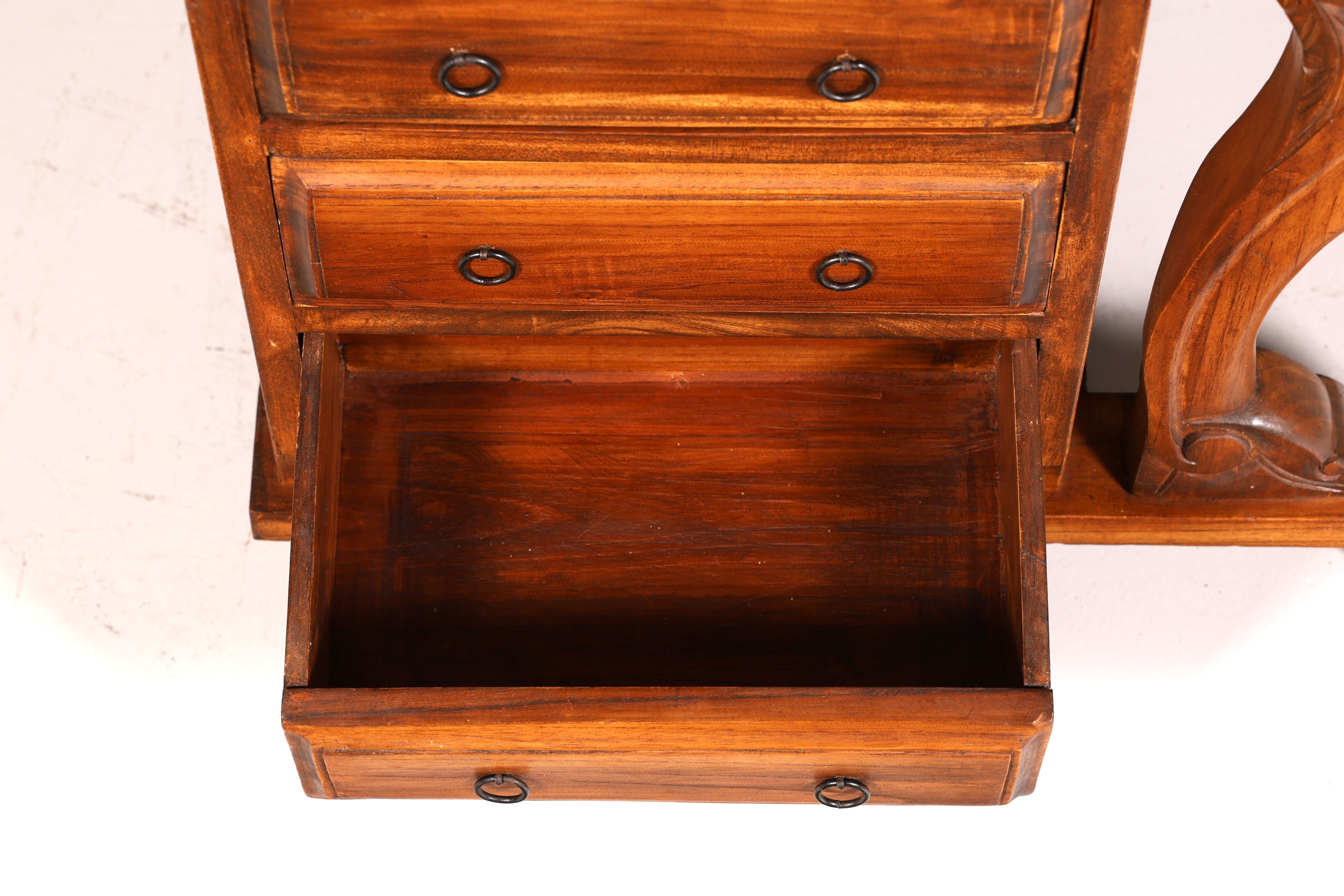 Magnifique bureau Davenport anglais, secrétaire, commode à écrire de style victorien, commode ancienne vintage