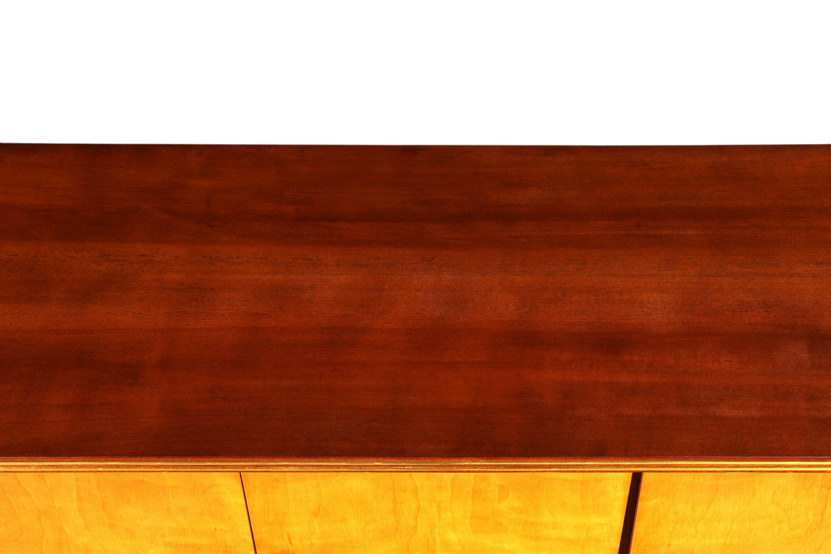 G135 Finish Schlichtes Mid Century Sideboard Vintage TV Kommode 60s Schrank Longboard Retro Lowboard