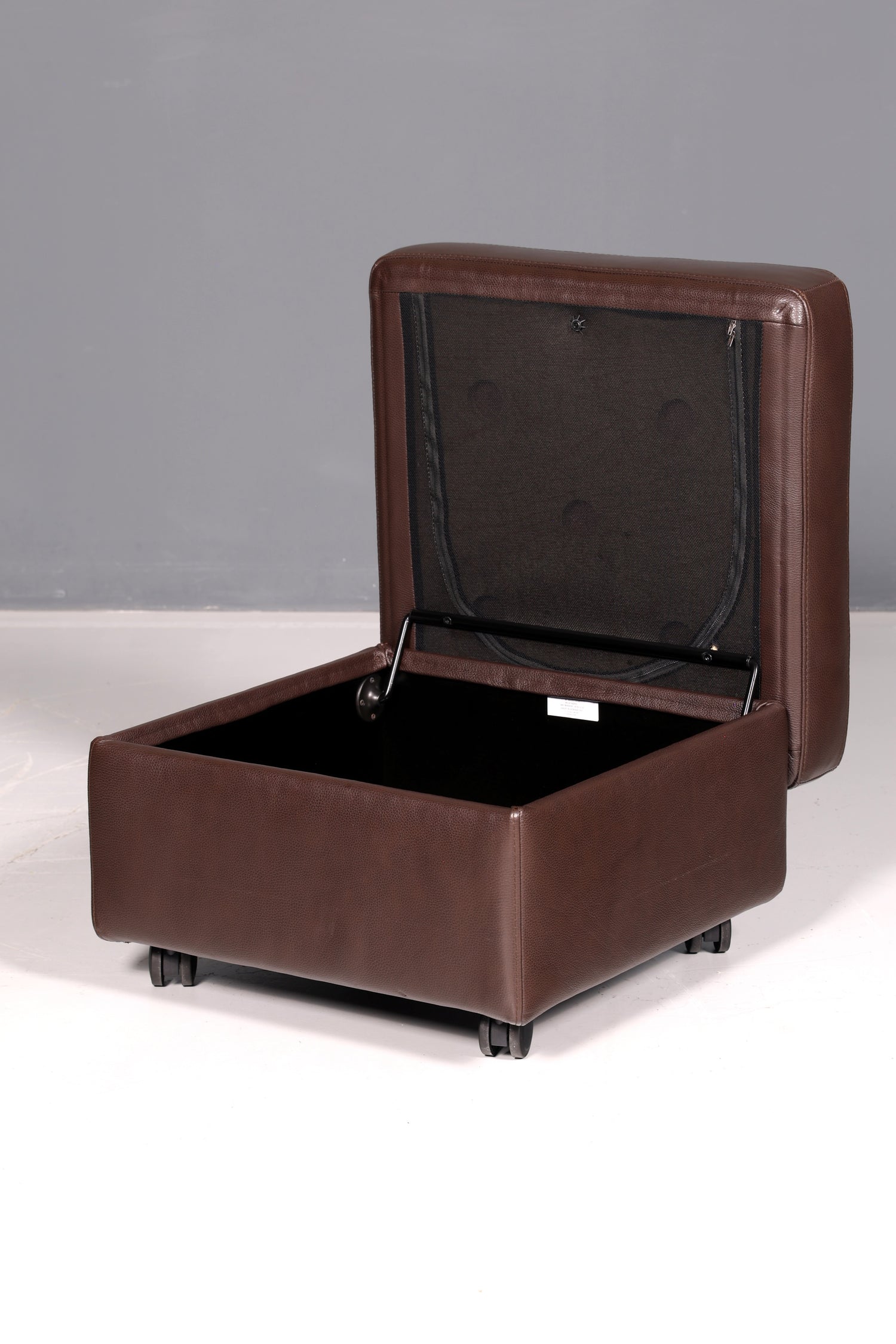 Wunderschönes Stressless E200 Ecksofa Echtleder Braun Sofa mit Récamière Hocker Ledersofa Couch Vintage