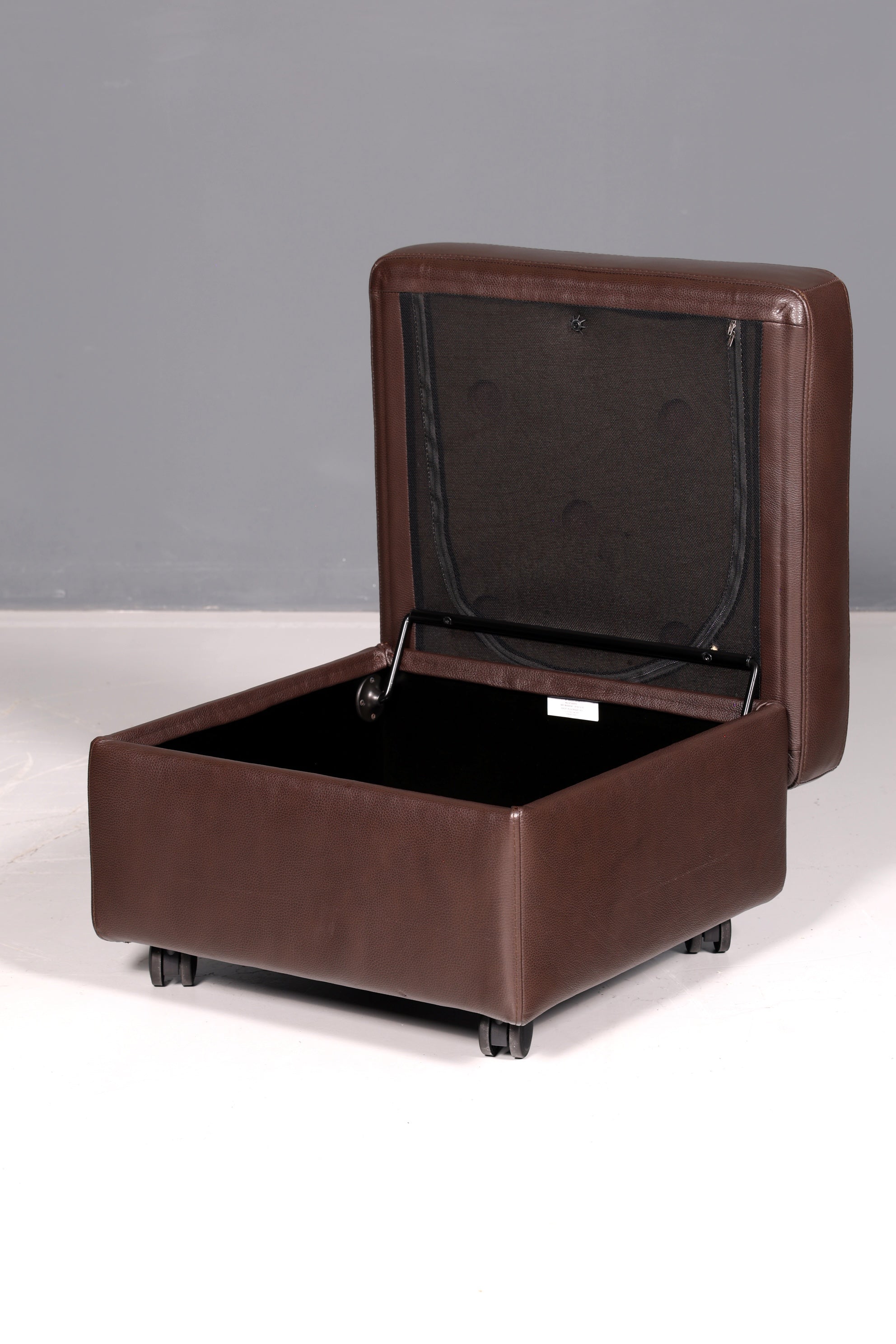 Wunderschönes Stressless E200 Ecksofa Echtleder Braun Sofa mit Récamière Hocker Ledersofa Couch Vintage