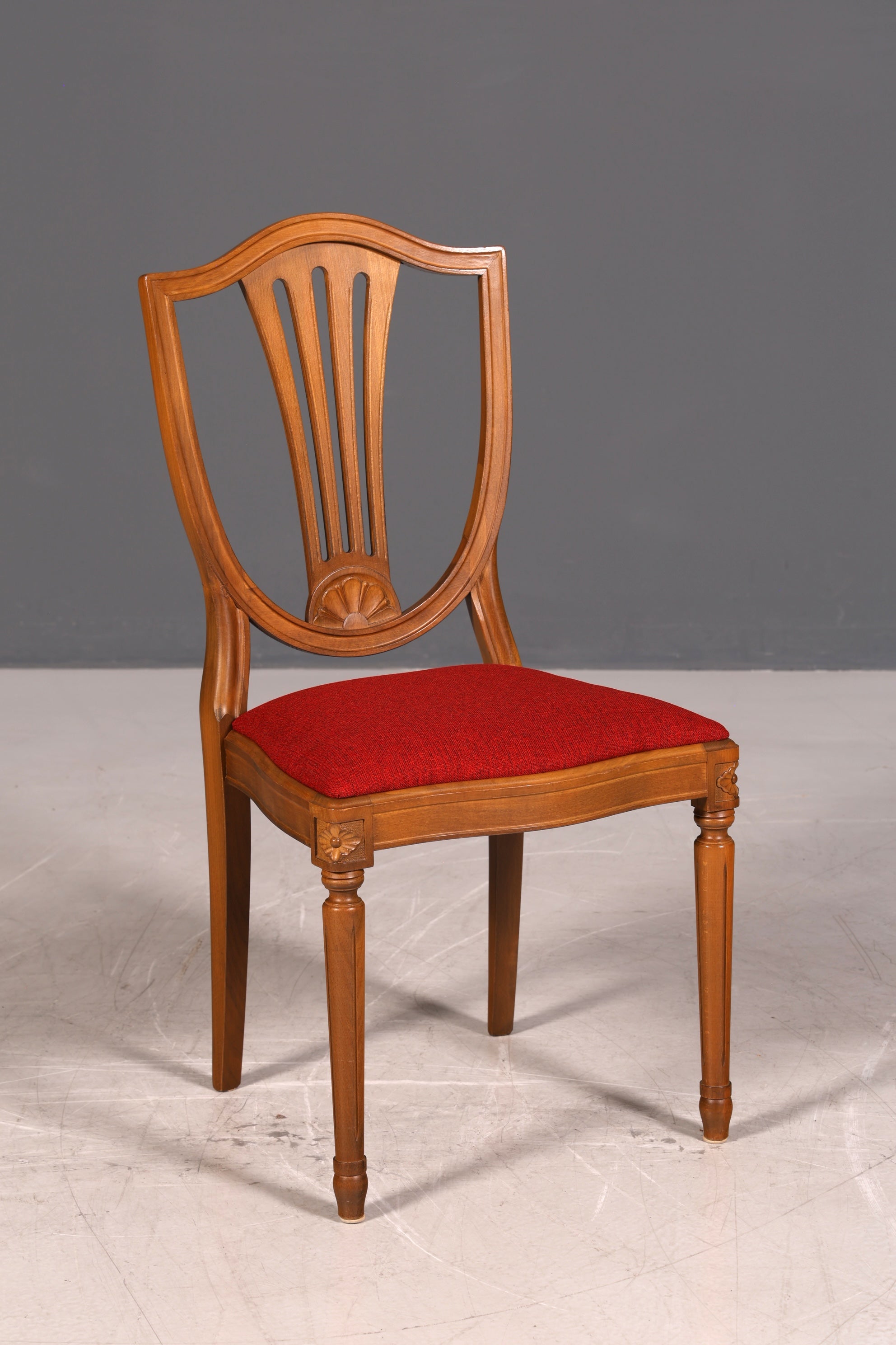 Wunderschöne 4er Set Englische Stühle Regency 60er Jahre Dining Chairs Antik Polsterstühle