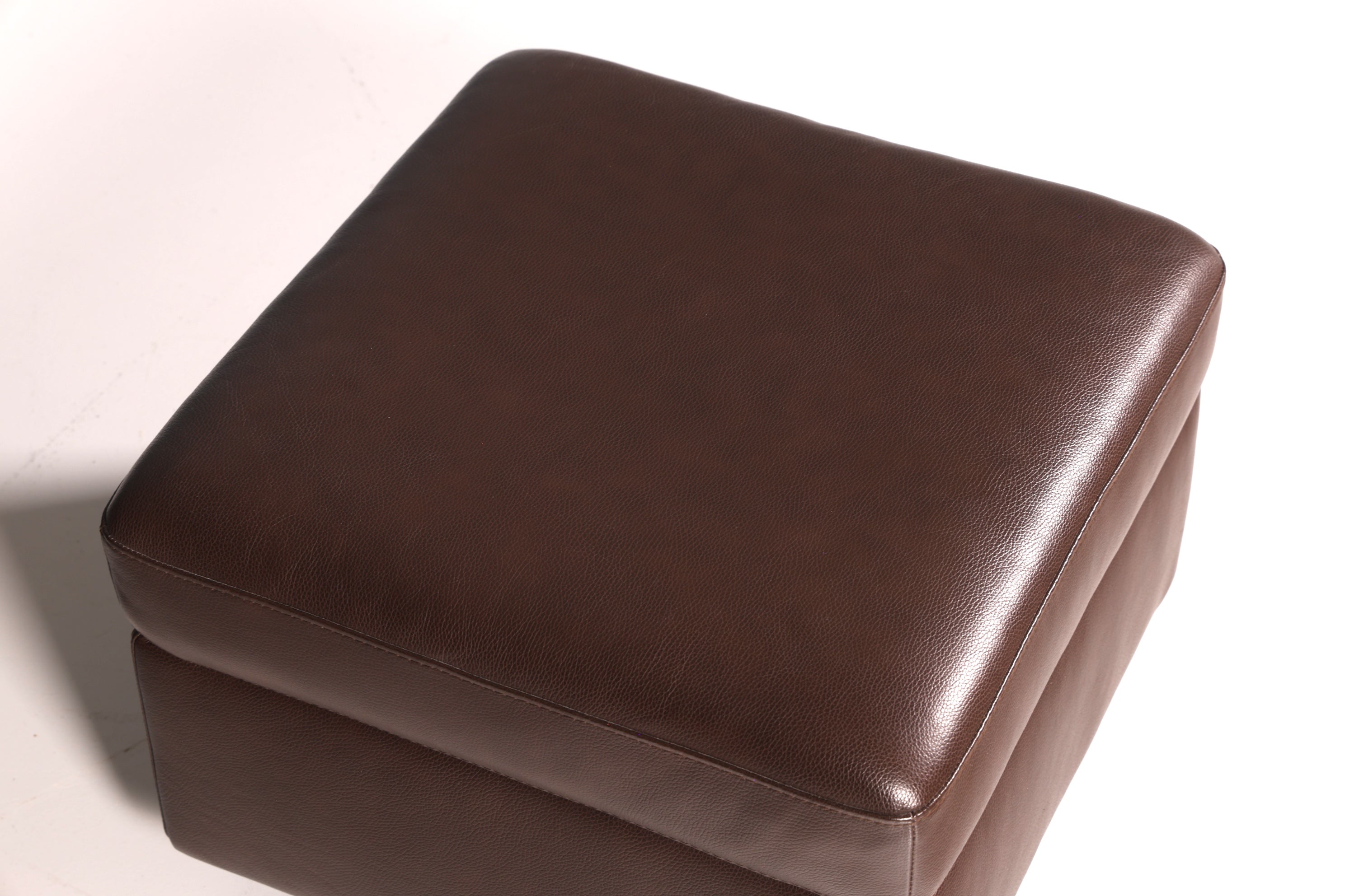 Wunderschönes Stressless E200 Ecksofa Echtleder Braun Sofa mit Récamière Hocker Ledersofa Couch Vintage