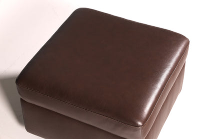 Wunderschönes Stressless E200 Ecksofa Echtleder Braun Sofa mit Récamière Hocker Ledersofa Couch Vintage