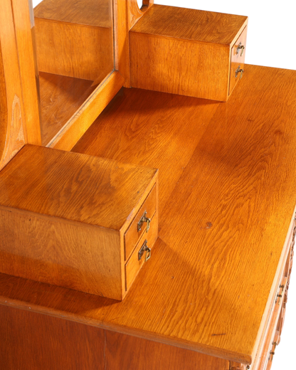 Traumhafte Jugendstil Kommode Antik Sideboard mit Spiegel Flurkommode Frisierkommode
