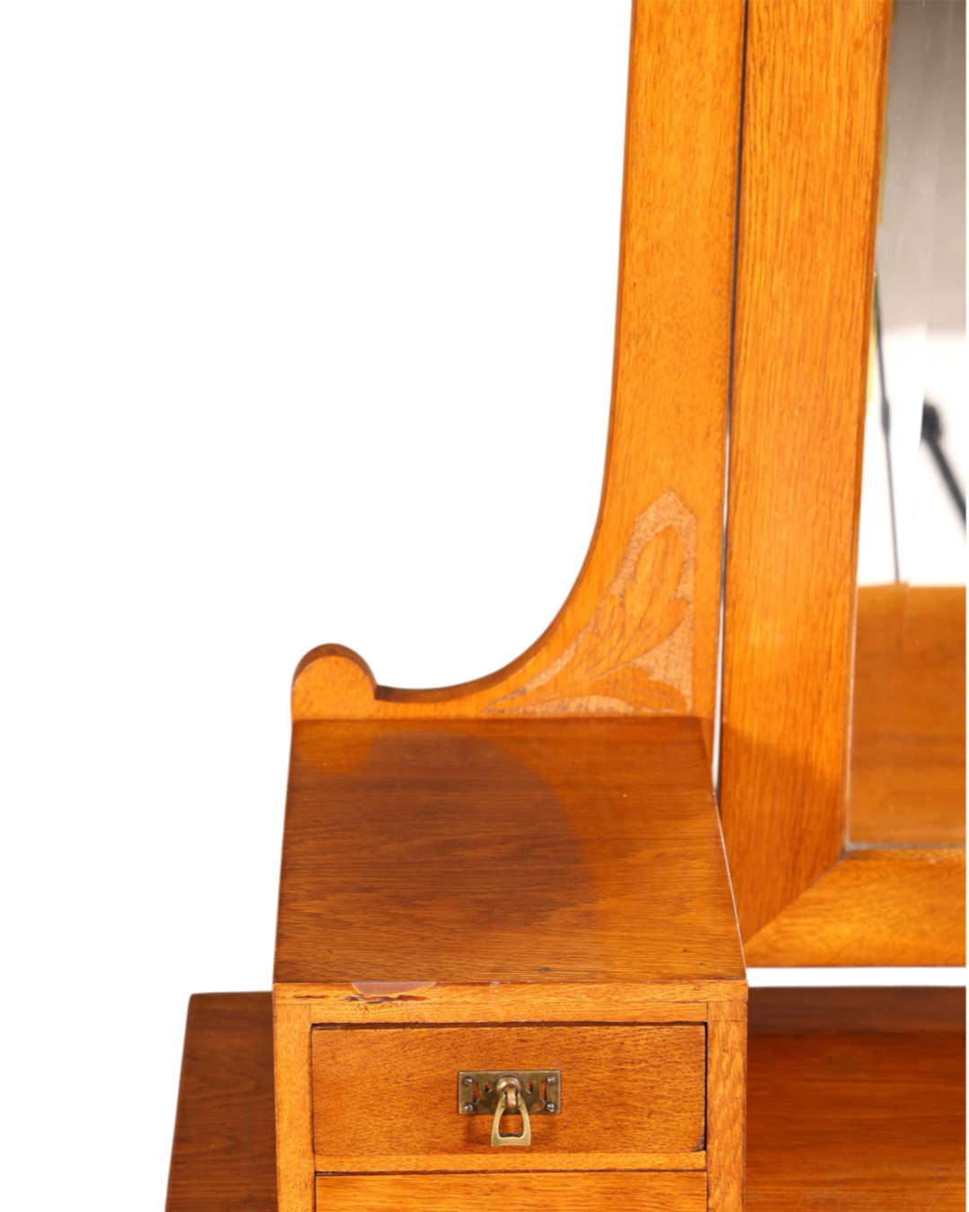 Traumhafte Jugendstil Kommode Antik Sideboard mit Spiegel Flurkommode Frisierkommode