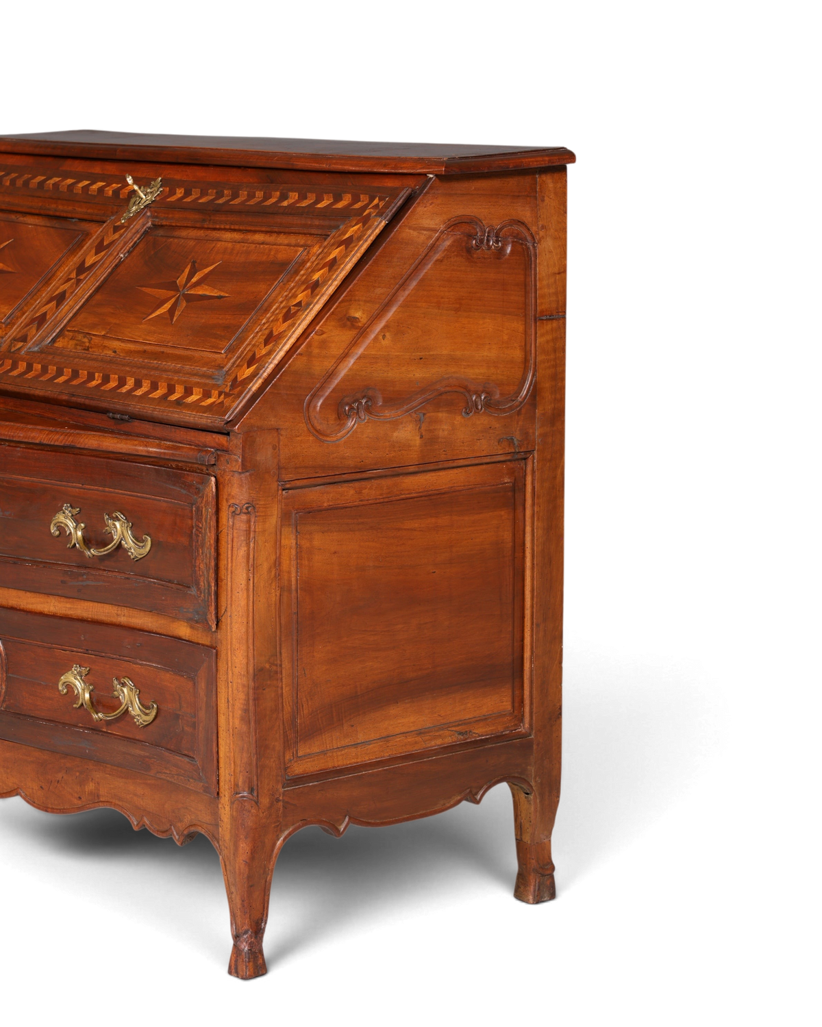 Beeindruckender Barock Sekretär Biedermeier Kommode um 1810 Louis Seize Schreibkommode Büroschrank
