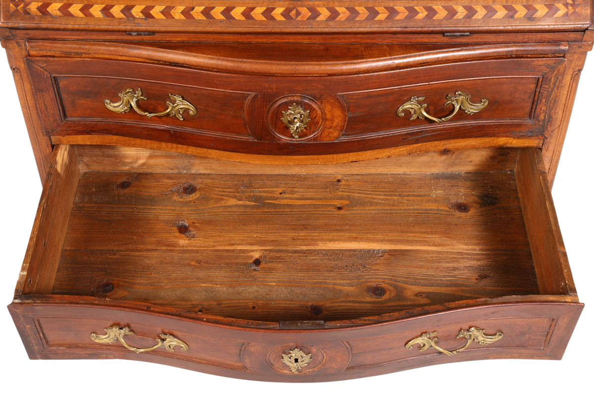 Beeindruckender Barock Sekretär Biedermeier Kommode um 1810 Louis Seize Schreibkommode Büroschrank